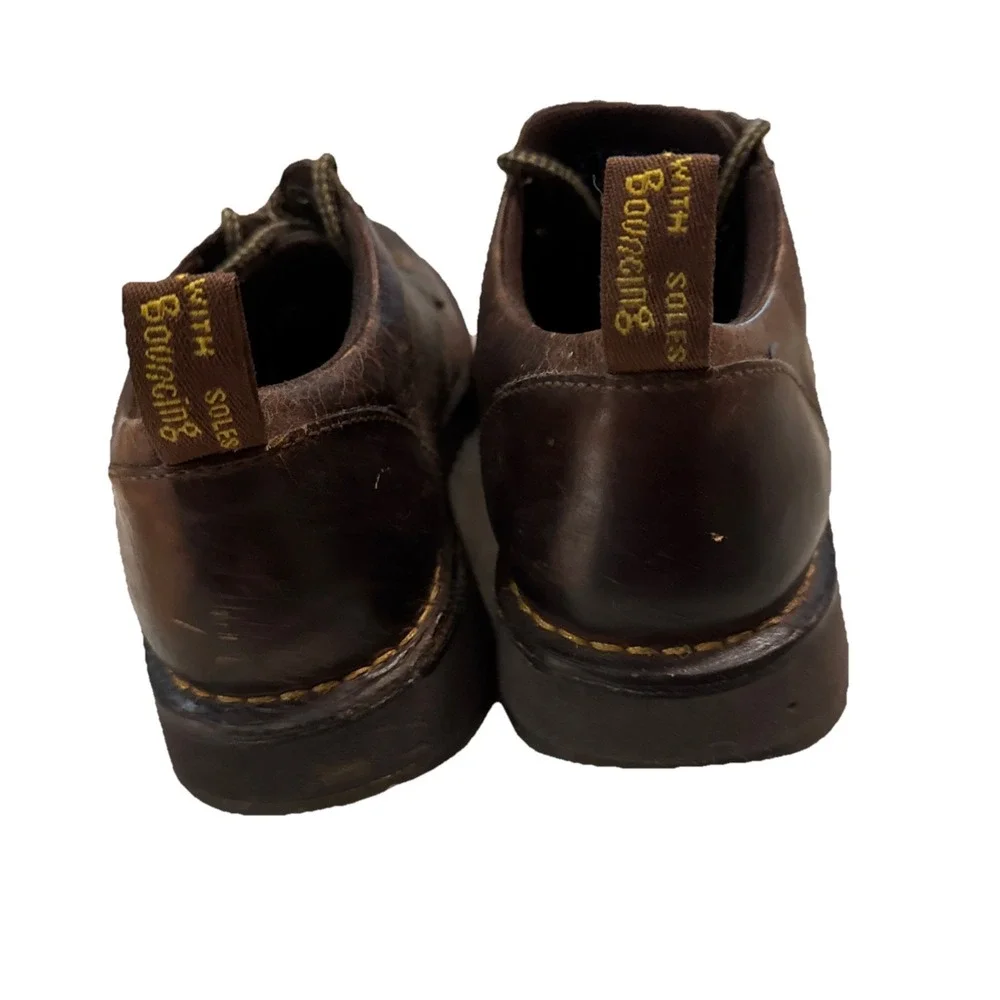 Dr Martens Brown Leather Oxford Shoes Palmer Men's 10‎ Airwear EUC